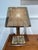 1970s Brass and Wicker Table Lamp, 1970s For Sale - Image 5 of 14