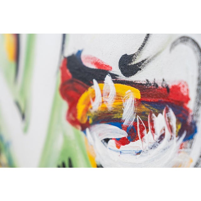 Japanese Geishas, 2010, Canvas Painting For Sale - Image 10 of 16