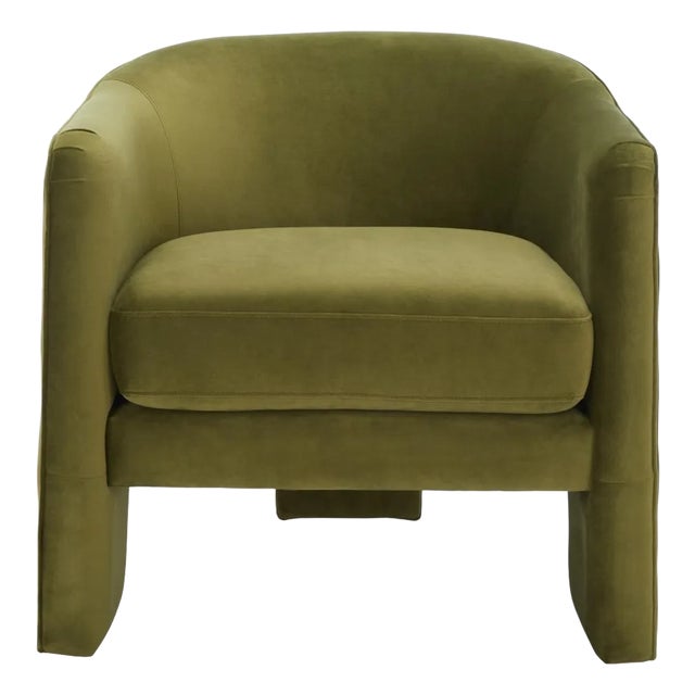 Londyn Accent Chair - Olive Green For Sale