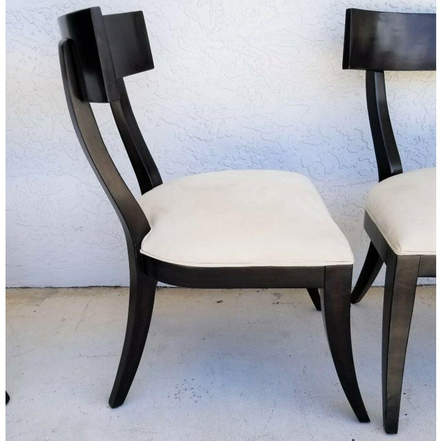 Restoration Hardware Talia Klismos Style Solid Wood Dining Chairs Set Of 4 Chairish