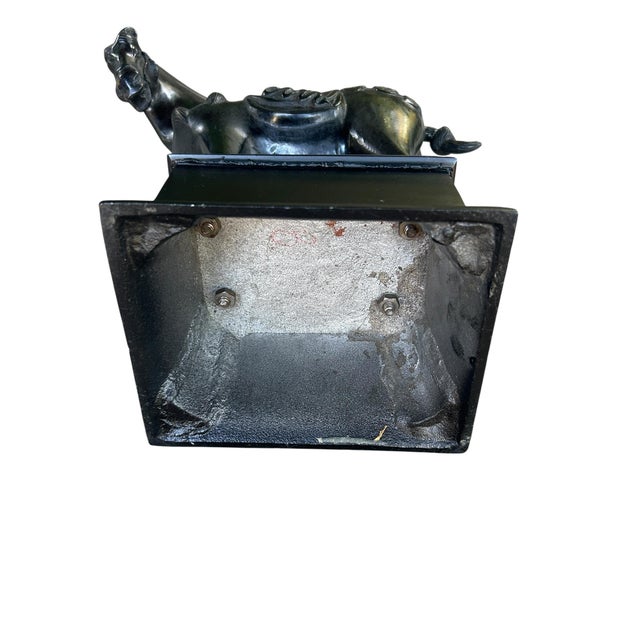 Metal Vintage Tang Dynasty Style Ebonized Bronze War House Statue For Sale - Image 7 of 10