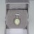 Modern 8.4Ct Ethiopian Opal Pendant With Earth-Mined Diamonds: Solid 14k Gold, 18x13mm For Sale - Image 3 of 7