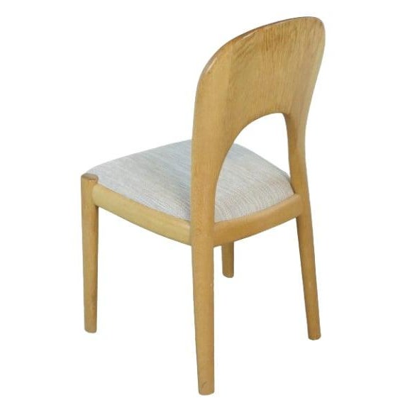 Light Oak Chairs by Niels Koefoed for Koefoeds Møbelfabrik, Set of 4 For Sale - Image 9 of 16