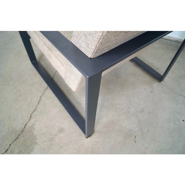 2010’s Mid-Century Modern Style Cb2 Specs Lounge Chair For Sale - Image 10 of 12
