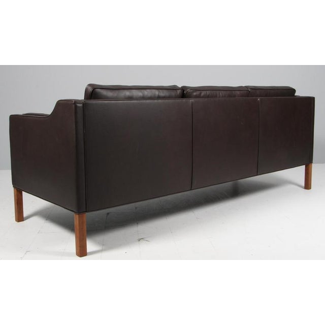 Model 2213 3-Seater Sofa attributed to Børge Mogensen for Fredericia For Sale - Image 6 of 7