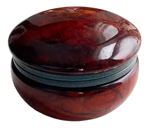 Opaline Glass Trinket Box