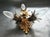 Vintage Florentine Silver-Plated and Gold-Plated 3-Light Ceiling or Wall Lamp from Banci Firenze, Italy, 1960s For Sale - Image 18 of 18