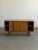 W60 D18 H32 Trolley Credenza made in house in solid Pine. Item has three sliding doors and two thick removable shelves....