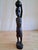Hand Carved Angola Wood Sculpture Woman Carrying Water Jar African Folk Art 10” For Sale - Image 4 of 12