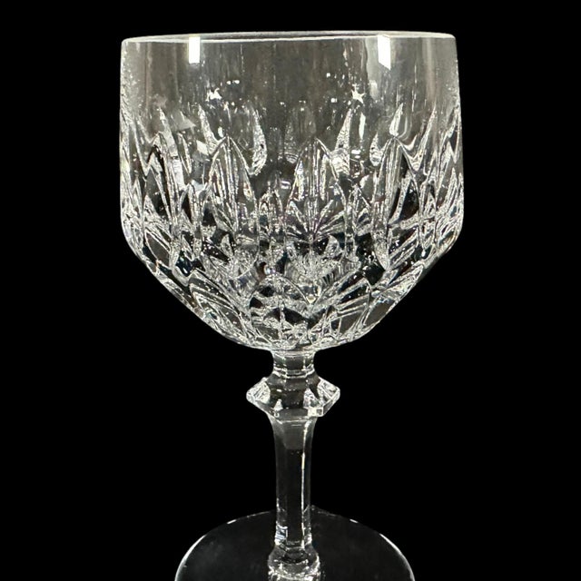 Contemporary Set of 4 Nachtmann Patrizia Blown Glass Water Goblet, 1973-1998 For Sale - Image 3 of 7