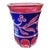 Antique Bohemian Glass Moser Ruby to Blue Overlay Goblet For Sale