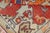 Vintage Turkish Oushak Rug With Bold Red, Indigo Blue, Saffron Gold and Ivory For Sale - Image 10 of 11
