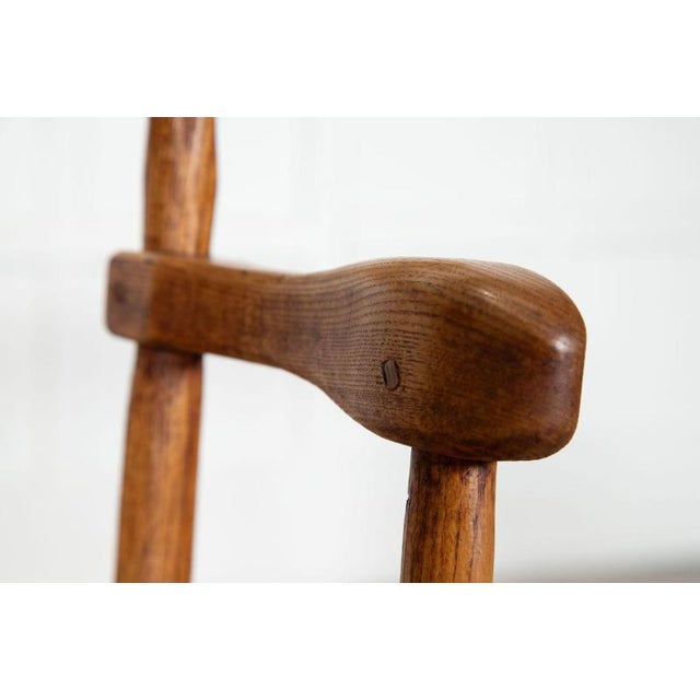 Early 19th Century Welsh Ash and Elm Vernacular Hedge Chair, 1800 For Sale - Image 5 of 14