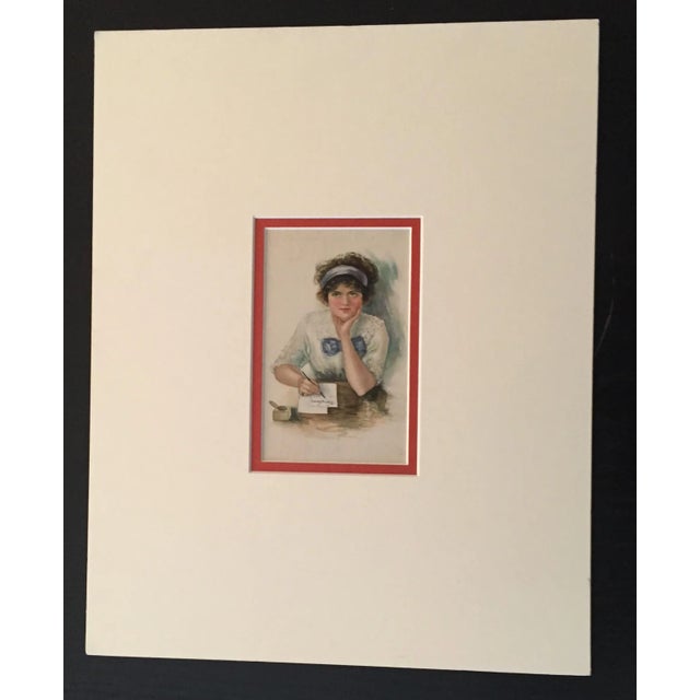 1920's Vintage Print - The Love Letter For Sale - Image 5 of 5