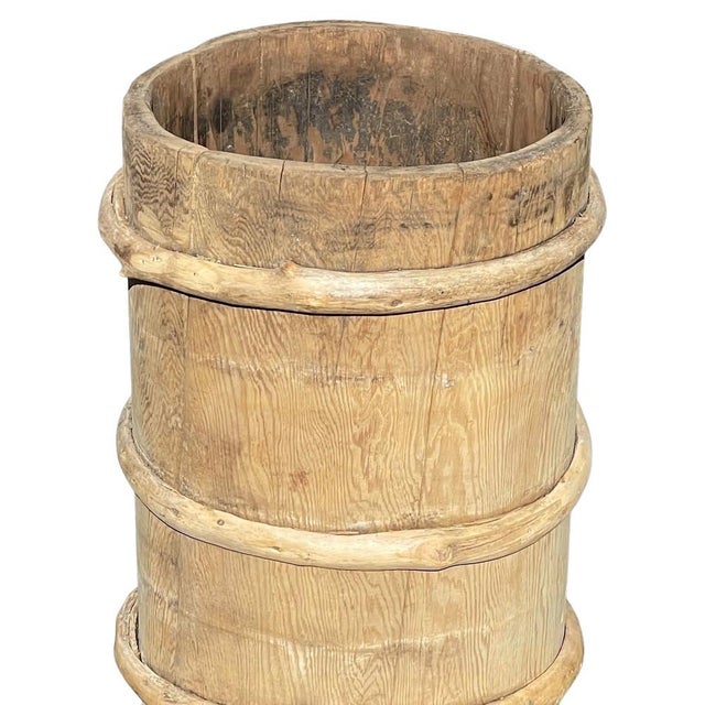 Vintage Wooden Planter For Sale - Image 4 of 4