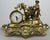 Vintage French Ornate Quartz Mantel Clock with Horse Figure For Sale - Image 3 of 16