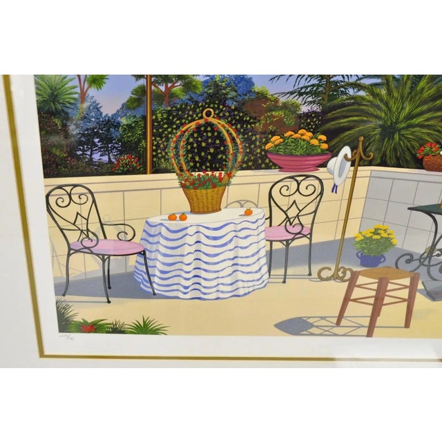 French Limited Ed. Signed Fanch (Francois Ledan) Lithograph Atelier De Cezanne Artwork For Sale - Image 3 of 12