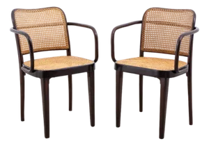 Set of Armchair Model No. A 811/F by Josef Hoffmann for Thonet