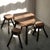 Brutalist Brutalist Coffee Table with Stools, 1960s, Set of 5 For Sale - Image 3 of 14