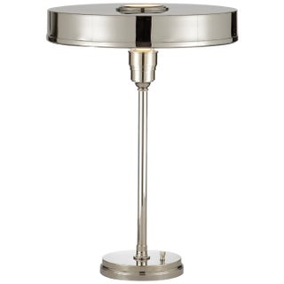 Thomas O'Brien for Visual Comfort Signature Carlo Table Lamp in Polished Nickel For Sale