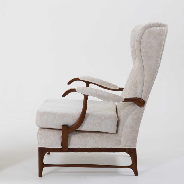 1950s Single Modernist Armchair, attributed to Paolo Buffa, Italy, 1950's For Sale - Image 5 of 9