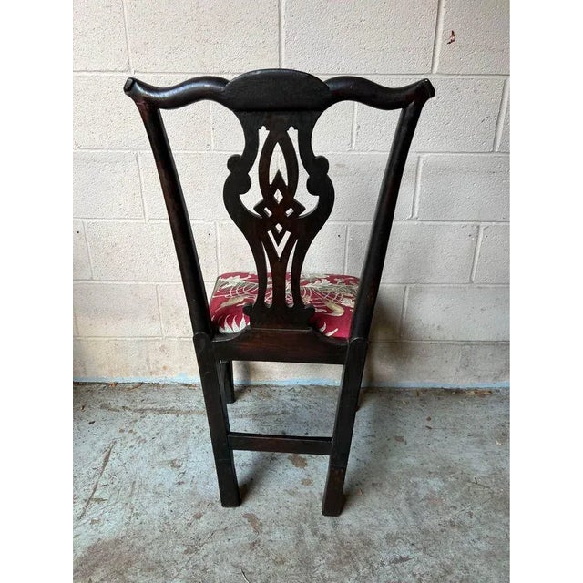 Antique Pair of Chippendale Walnut Side Chairs For Sale - Image 10 of 10