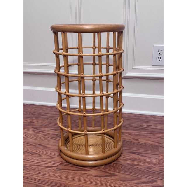 This Mid-Century Modern umbrella stand is attributed to Italian designer Franco Albini who was known to craft items such...
