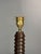 1950s Brutalist French Wood Turned Mushroom Table Lamp in the style of Charles Dudouyt, 1950s For Sale - Image 5 of 12