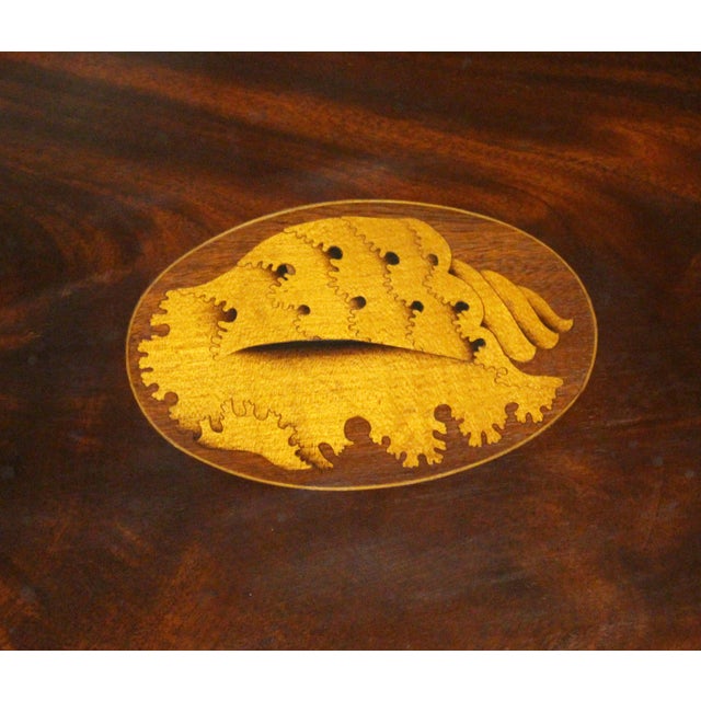 Circa 1880s English Oval Gallery Tray on Custom Coffee Table Height Stand For Sale - Image 4 of 9