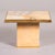 Wood Small Mid Century Porcelain and Brass Table For Sale - Image 7 of 12