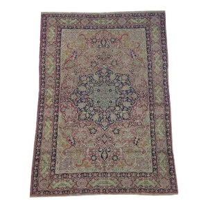 Antique Kerman Rug 7.1x4.5