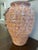 Vintage Bát Tràng Sculptural Ceramic Vase With 3d Floral Applique For Sale In Kansas City - Image 6 of 6