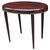Wood 1930s Art Deco Oval Lamp Table For Sale - Image 7 of 18