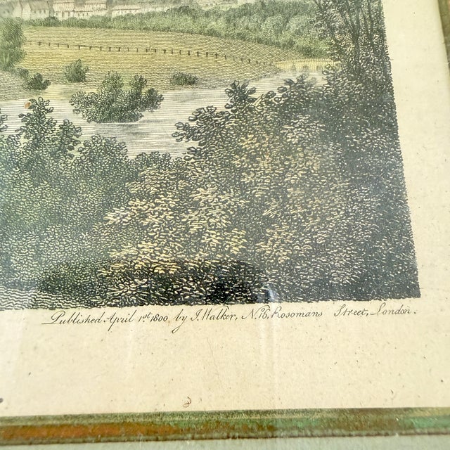Wood Antique Copper Plate Engraving – “Marlborough” by Greig & Walker After J Britton For Sale - Image 7 of 13