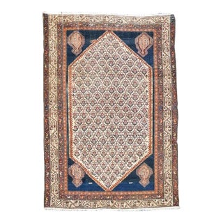 Antique Malayer Rug 4'3'' x 6' For Sale