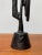 Black Vintage Brutalist Sculptural Metal Candleholder For Sale - Image 8 of 18