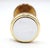 Reclaimed Modern style entry door knobs made of polished brass and a nickel finish center. Priced as a pair of knobs with...
