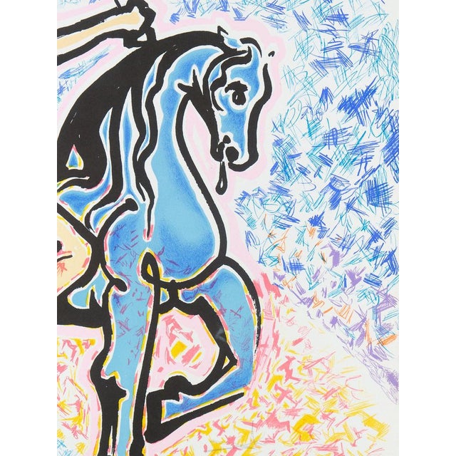Salvador Dali, Le cavalier, Lithograph For Sale - Image 10 of 15