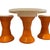 “Tam Tam / Diabolo” table and stools game, after Henry Massonnet, Space Age, 70’s - Italy Fun table and five stools set in...
