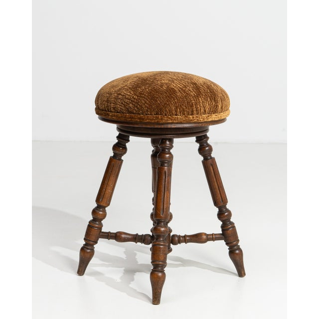 19th Century Napoleon III Adjustable Piano Stool For Sale - Image 14 of 14