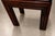 A set of three Brazilian nesting tables from the 1960s, made with solid jacaranda rosewood frames. Each has a rectangular...