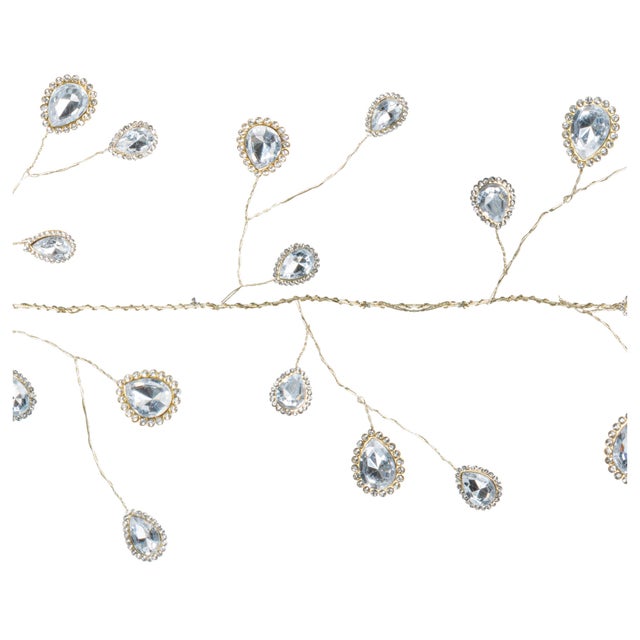 Rustic Teardrop Jewel Garland (Set of 2) For Sale - Image 3 of 4