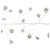 Rustic Teardrop Jewel Garland (Set of 2) For Sale - Image 3 of 4