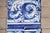 Antique 18th Century Portuguese Blue & White Rococo Scroll Tiles, Baroque Period, Set of 8 For Sale - Image 4 of 8