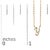 Early 21st Century 10K Yellow Gold Diamond Accent "Y" Initial Script Style Pendant Necklace For Sale - Image 5 of 5