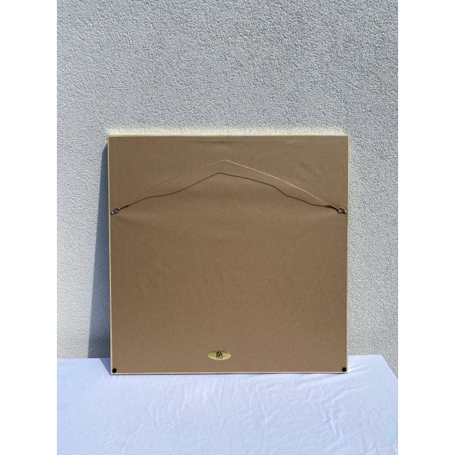 Paper "Blossoms" Contemporary Original Watercolor Painting on Paper, Framed For Sale - Image 7 of 8