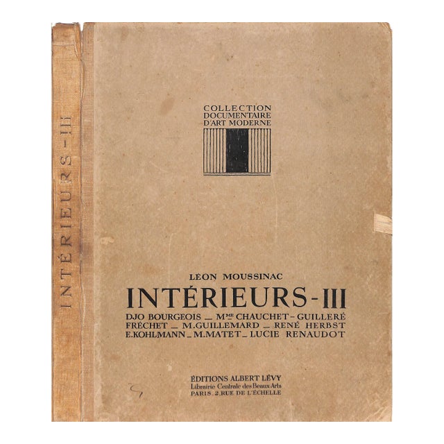 "Interieurs- Iii" 1925 Moussinac, Leon For Sale