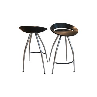 Magis Lyra Italian Bar Stool Seats - Pair For Sale