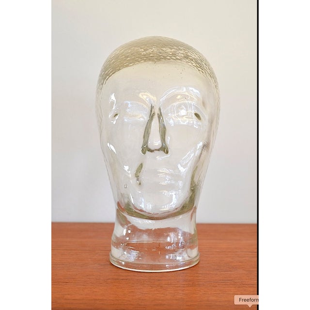 Vintage Italian Glass Head, 1960s For Sale - Image 4 of 12