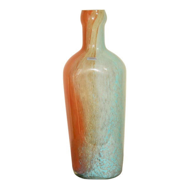 Waterford Evolution Art Glass Bottle Vessel Chairish